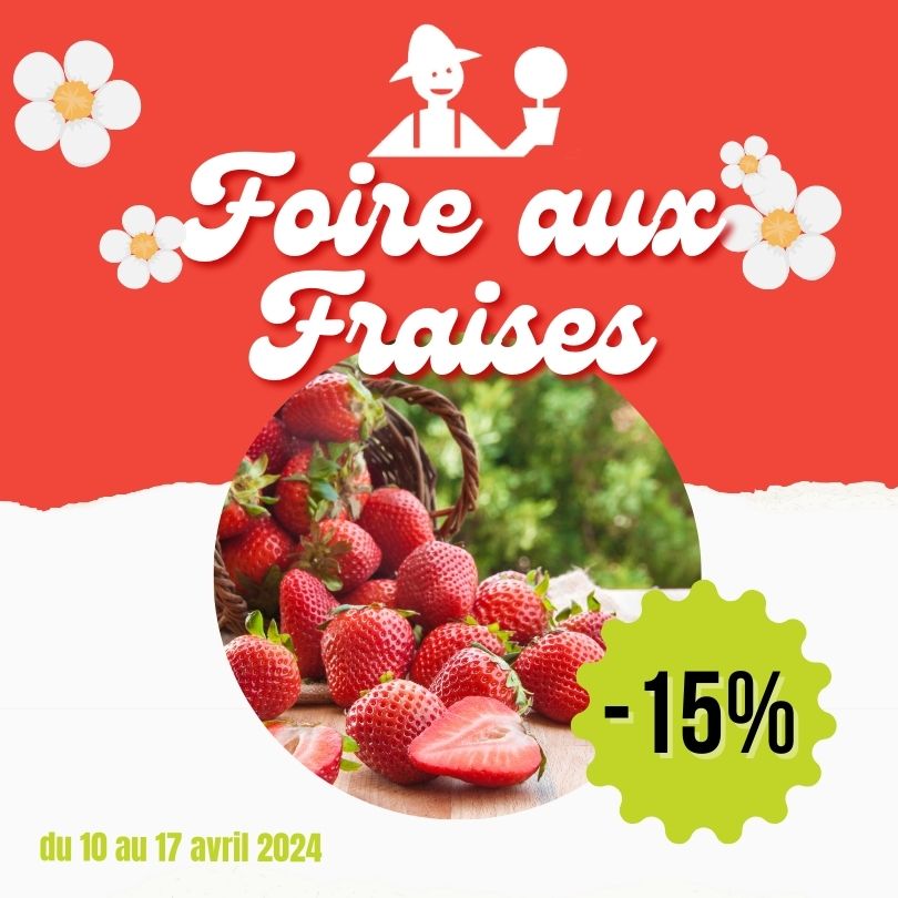 foire aux fraises jardinerie potiez