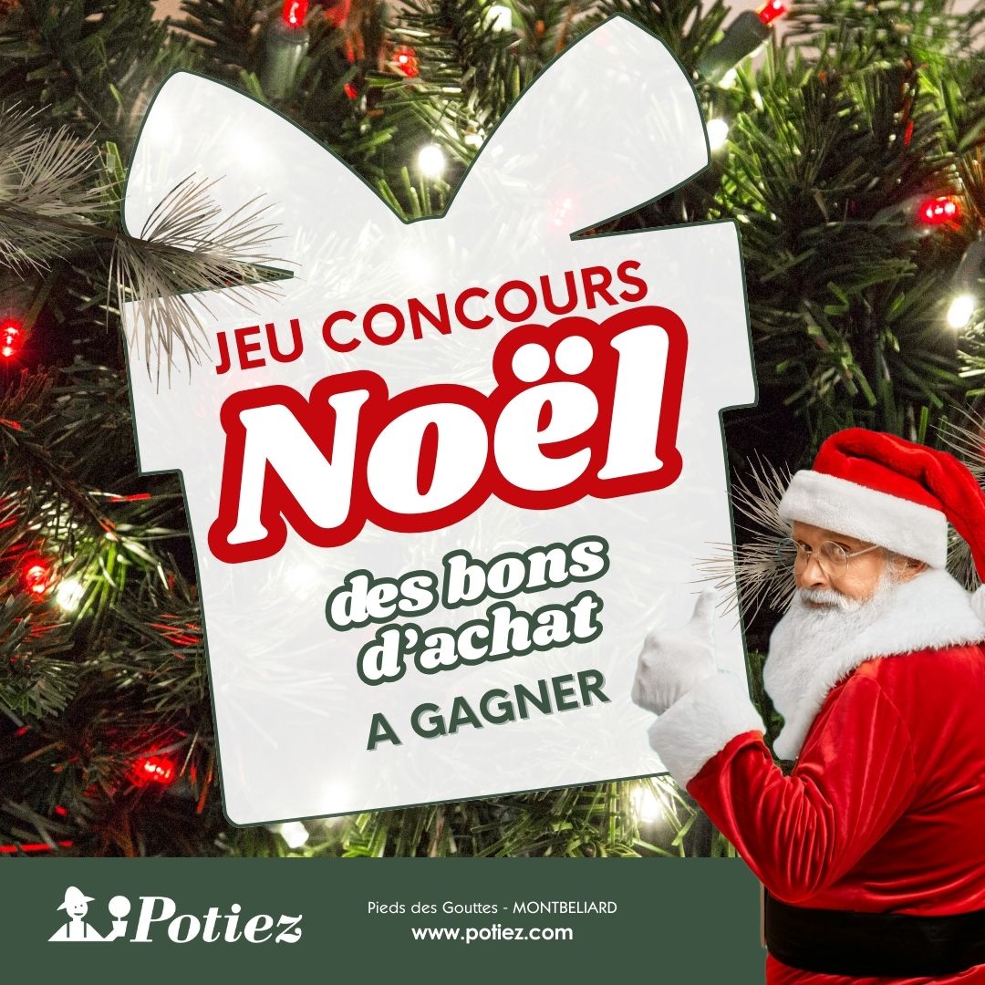 jeu concours noel potiez