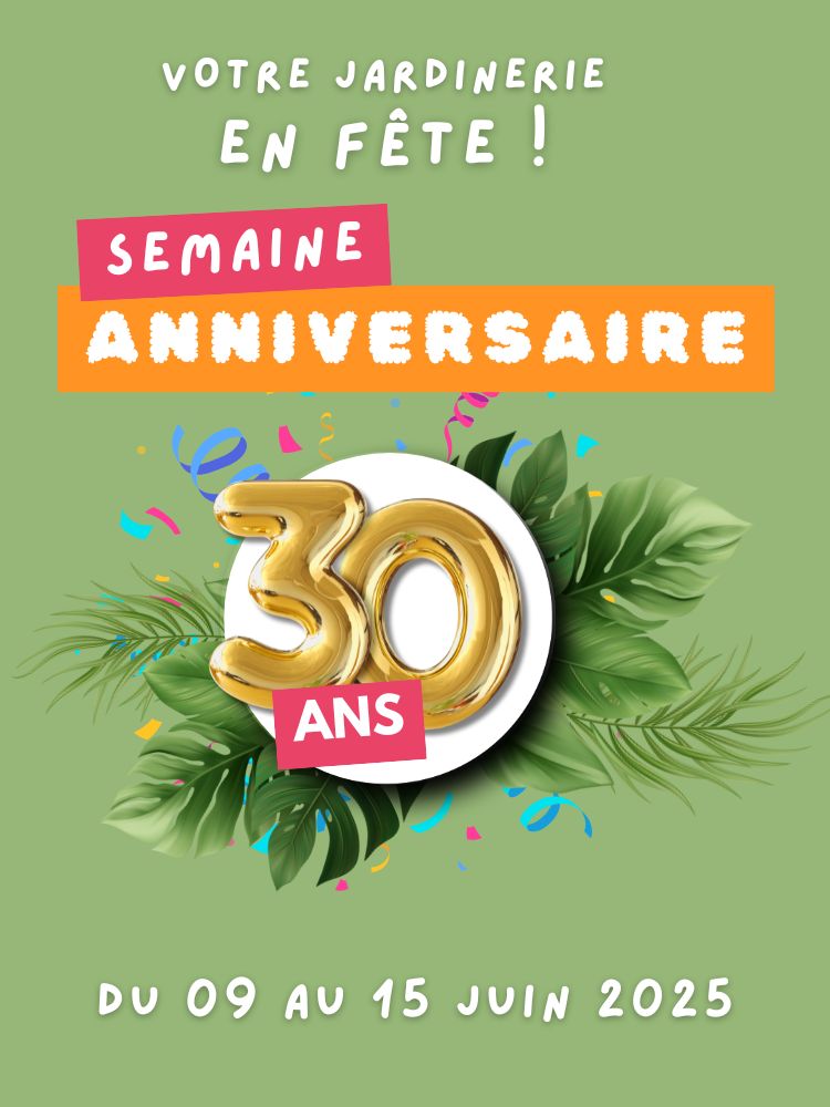 30 ans anniversaire jardinerie potiez