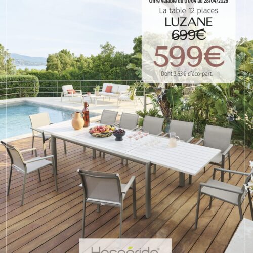 Plein air nouvelle collection de mobilier de jardin