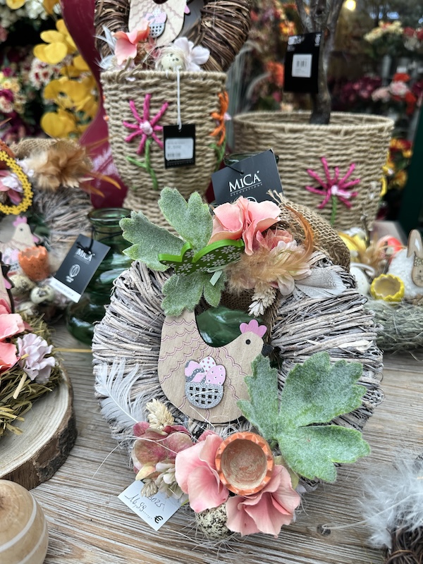 Décoration de Pâques et de printemps chez Jardinerie Potiez à Montbéliard